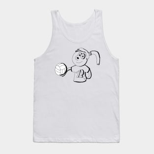 Young female Volleyball player Tank Top